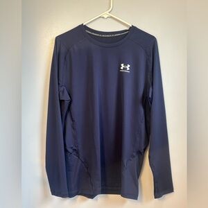 Under Armour Long Sleeve Compression Shirt in NAVY. SZ L. NWOT
